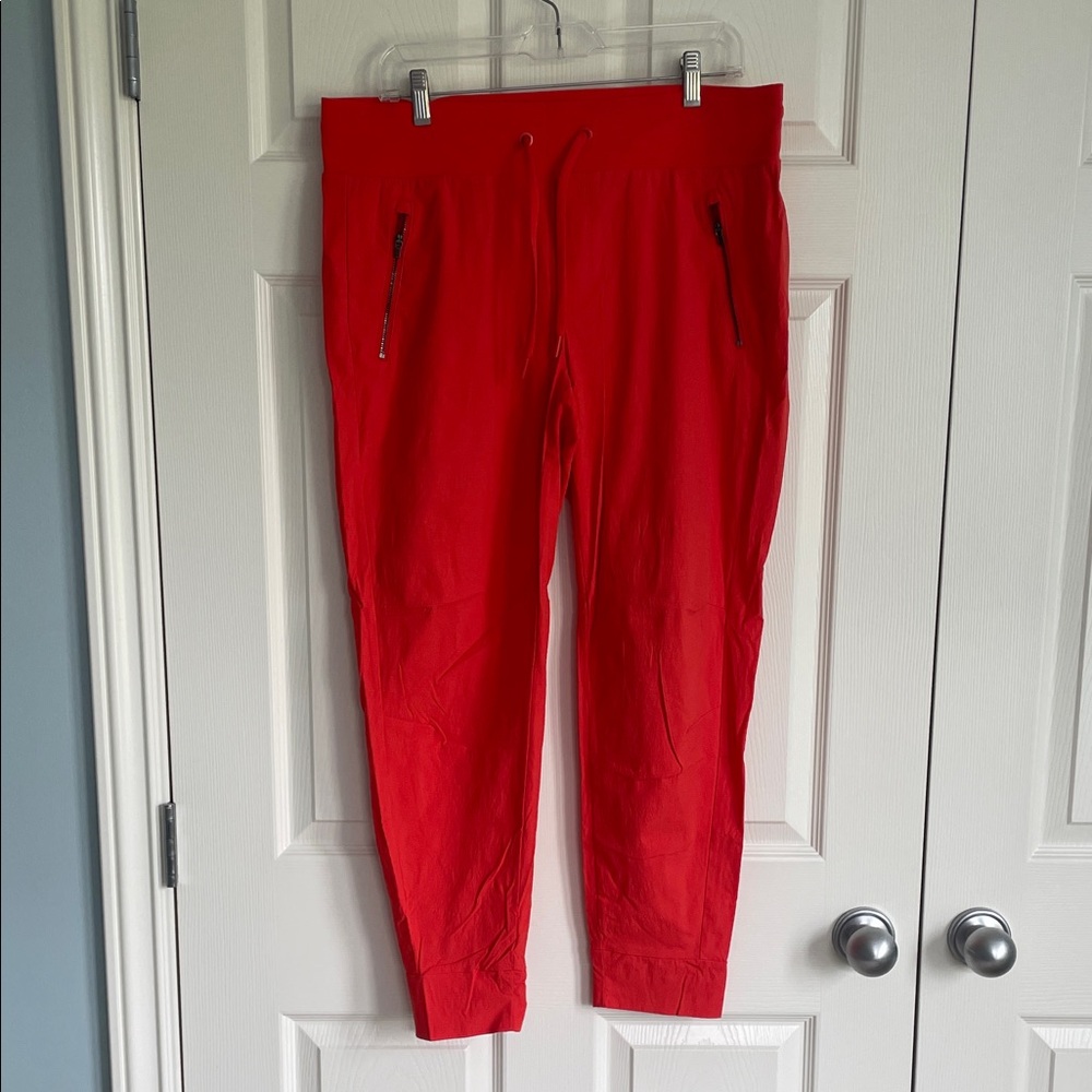 Athleta Women's Bright Orange Trekkie North Joggers
